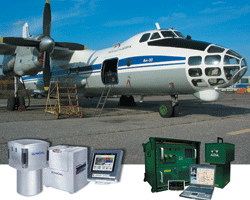 Airborne laser scanning equipment